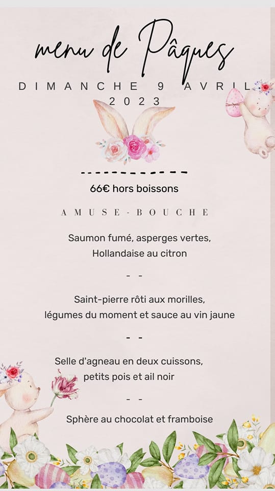 Menu Paques
